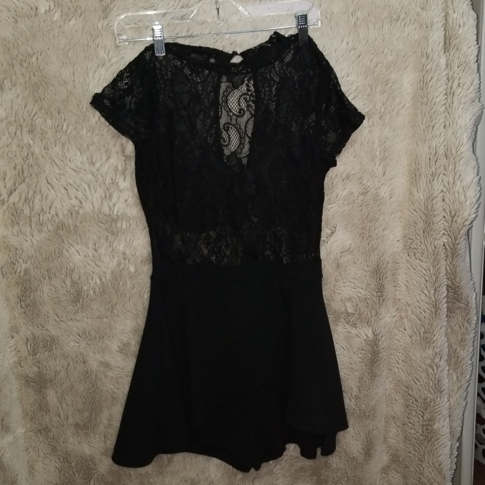 Sexy black dress